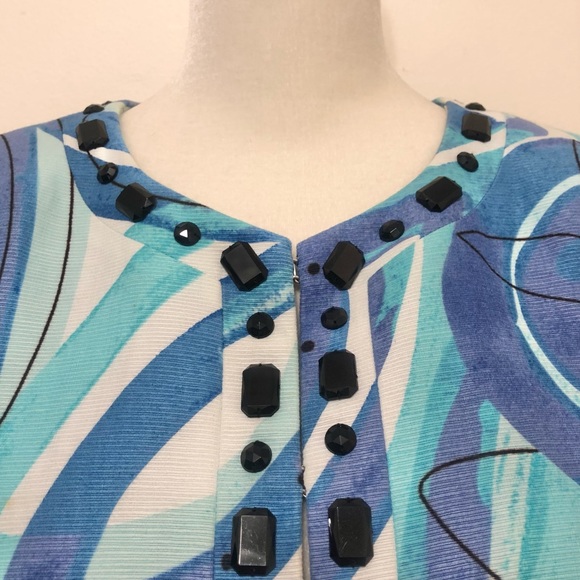 Sigrid Olsen Abstract Print Jacket - Picture 3 of 9